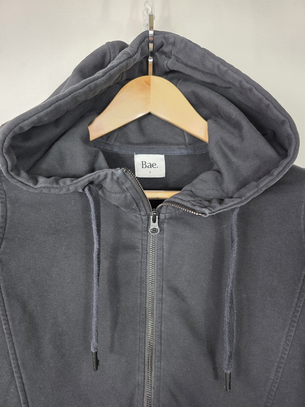 Bae. Run With Me Hoodie maternity & nursing hoodie in black - Picture 8 of 11